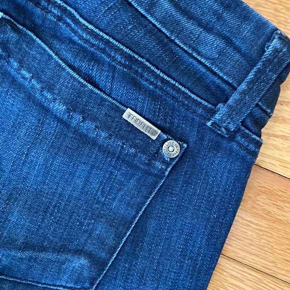 Fidelity Flare bottom jeans, seam up front - Picture 5 of 7